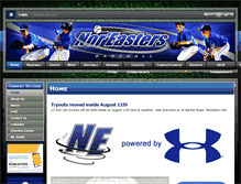 Tablet Screenshot of noreastersbaseball.com